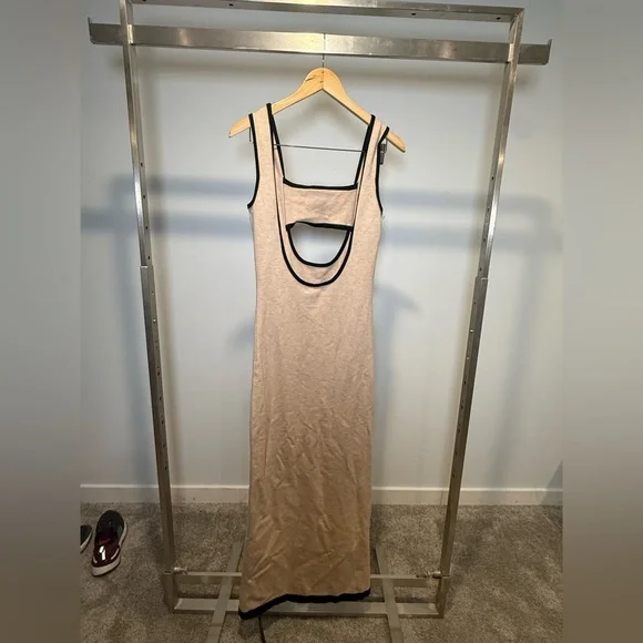Peppermayo Tan Backless Dress - Picture 2 of 6